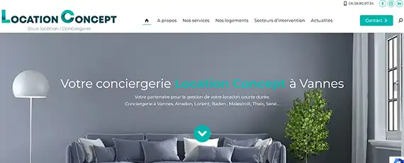 Miniature du site Location Concept